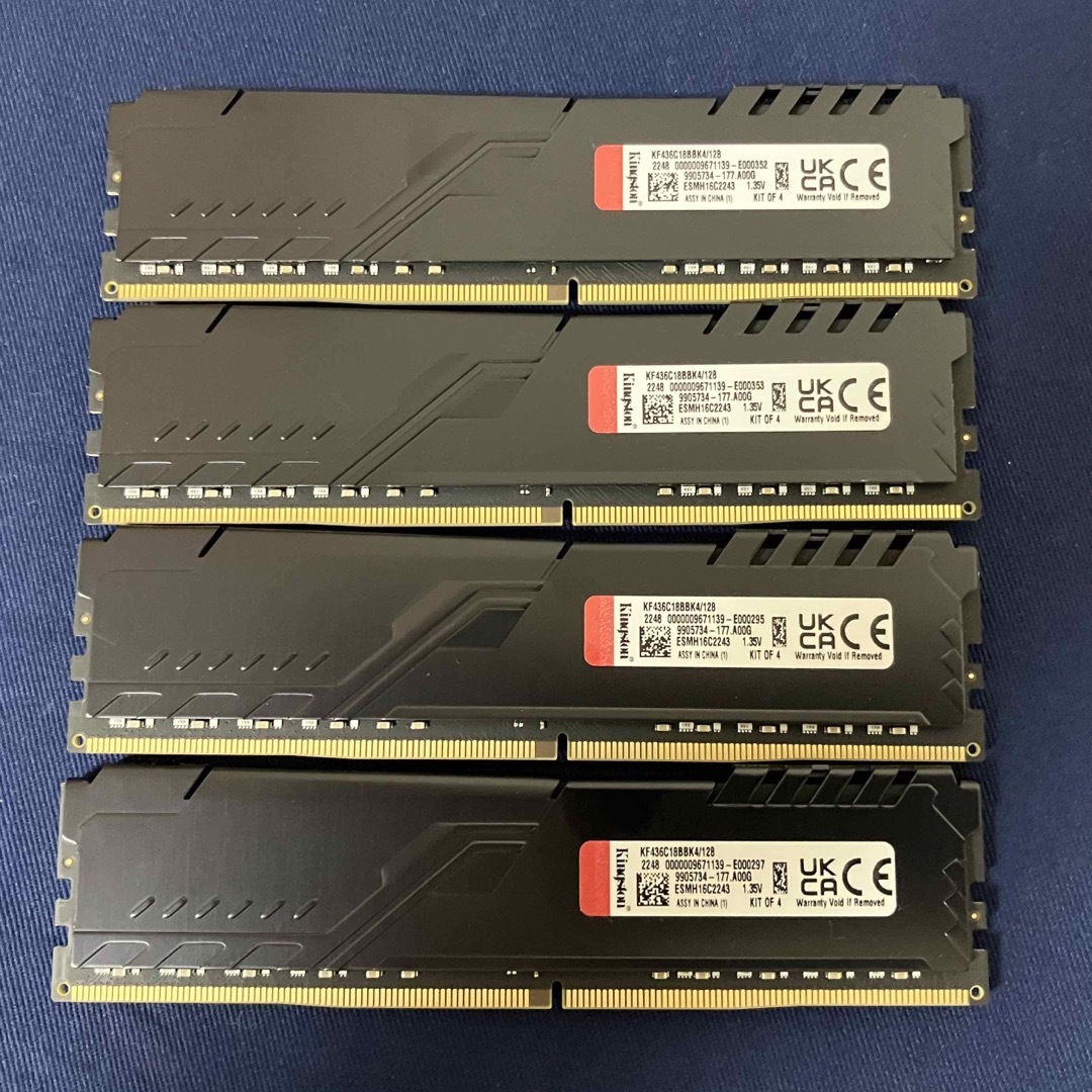 KF436C18BBK4/128 PC4-28800 32GB×4 XMP4-