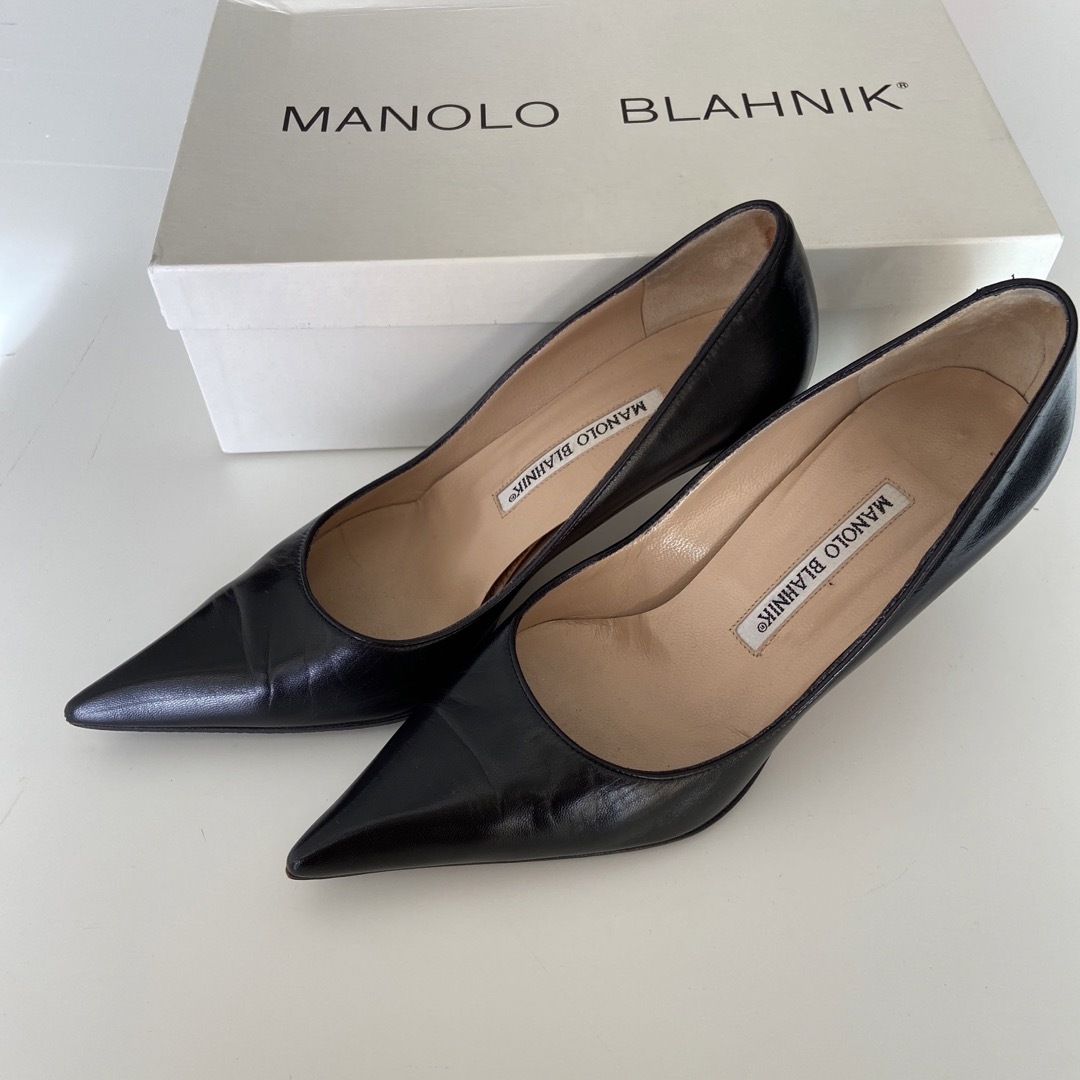 MANOLO BLAHNIK(マノロブラニク)のマノロブラニク　35 1/2 レディースの靴/シューズ(ハイヒール/パンプス)の商品写真