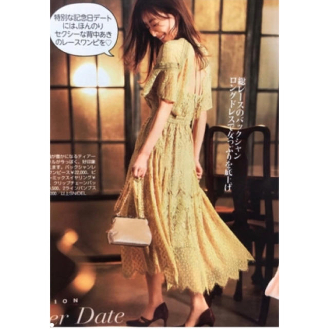 SNIDEL - SNIDEL♡スナイデル バックシャンレースワンピースの SNIDEL - SNIDEL♡スナイデル バックシャンレースワンピースの