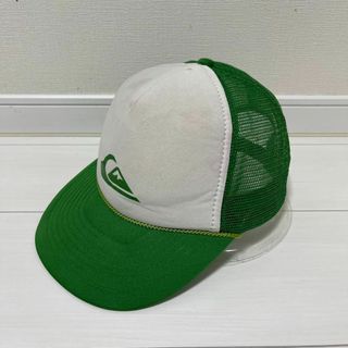 クイックシルバー(QUIKSILVER)のUSA製 QUIKSILVER トラッカーキャップ メッシュ クイックシルバー(キャップ)