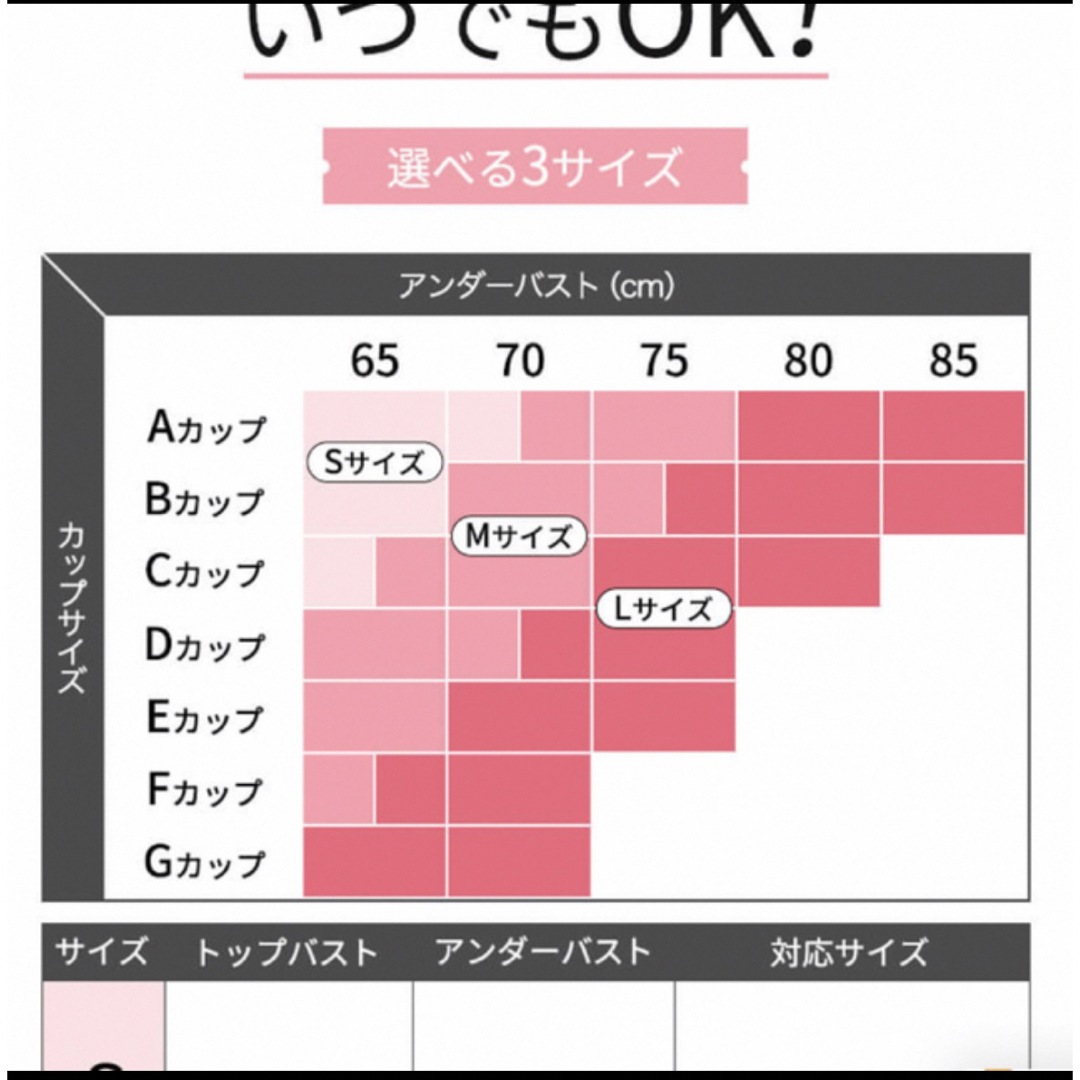 GYDA(ジェイダ)のアガリズム ナイトブラMサイズ･3枚セット レディースの下着/アンダーウェア(ブラ)の商品写真