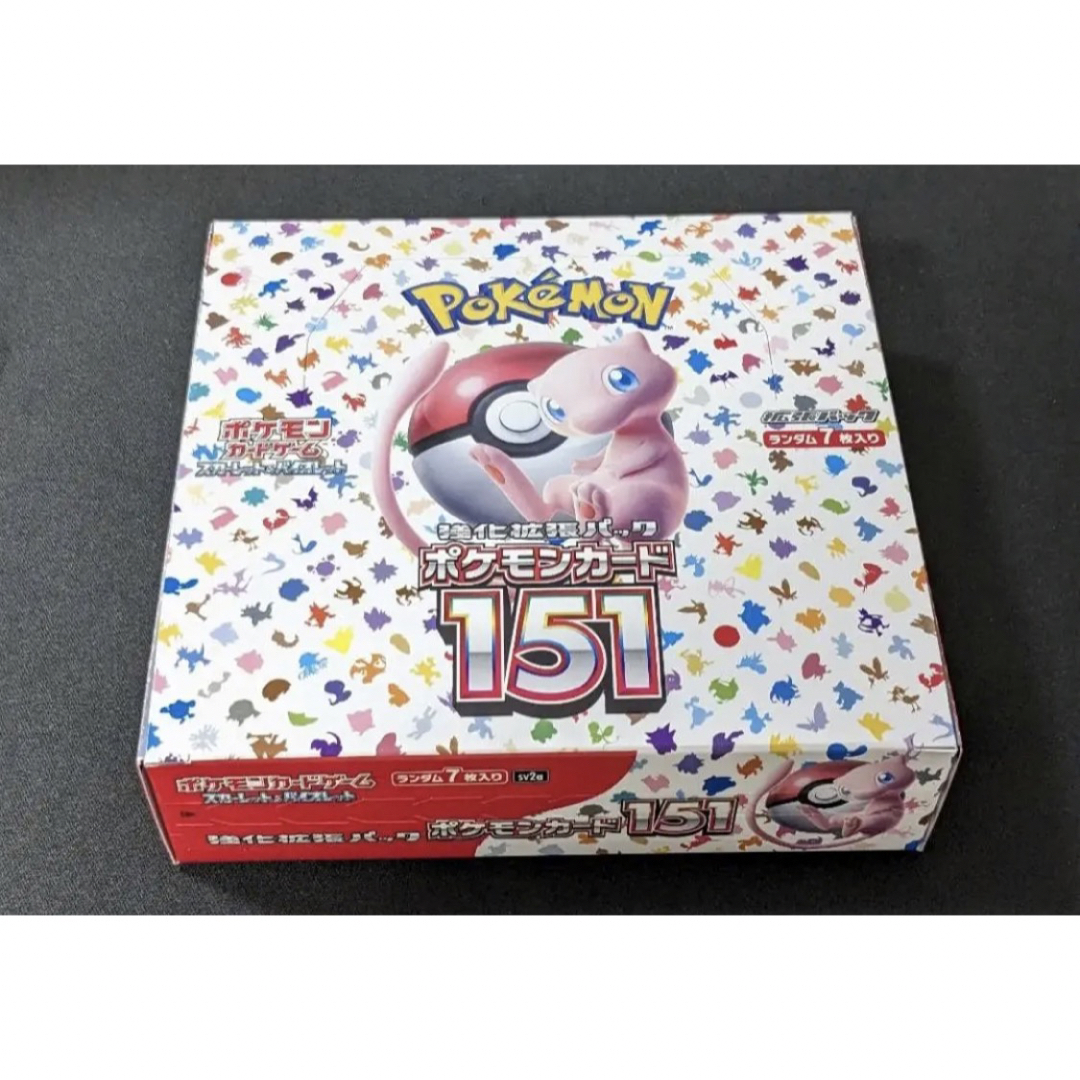 数量は多い 箱発送 ポケモンカード151 1box新品未開封 ペリペリ付