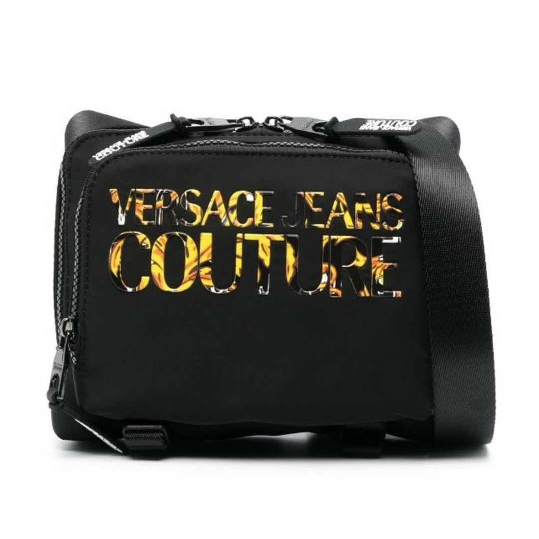 VERSACE JEANS COUTURE メッセンジャーバッグ ブラック