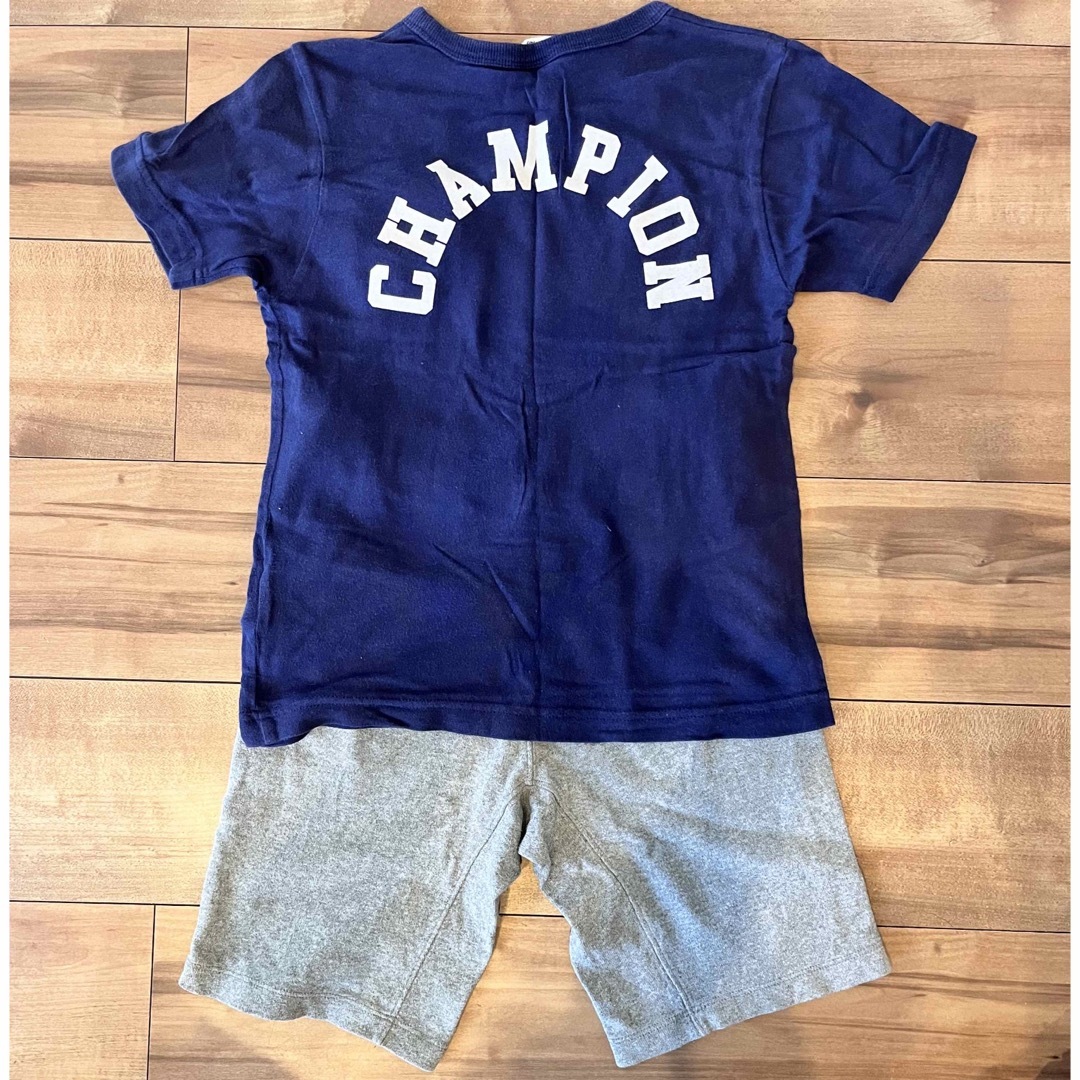 Champion(チャンピオン)のキッズ　Tシャツ　パンツ　champion キッズ/ベビー/マタニティのキッズ服男の子用(90cm~)(Tシャツ/カットソー)の商品写真