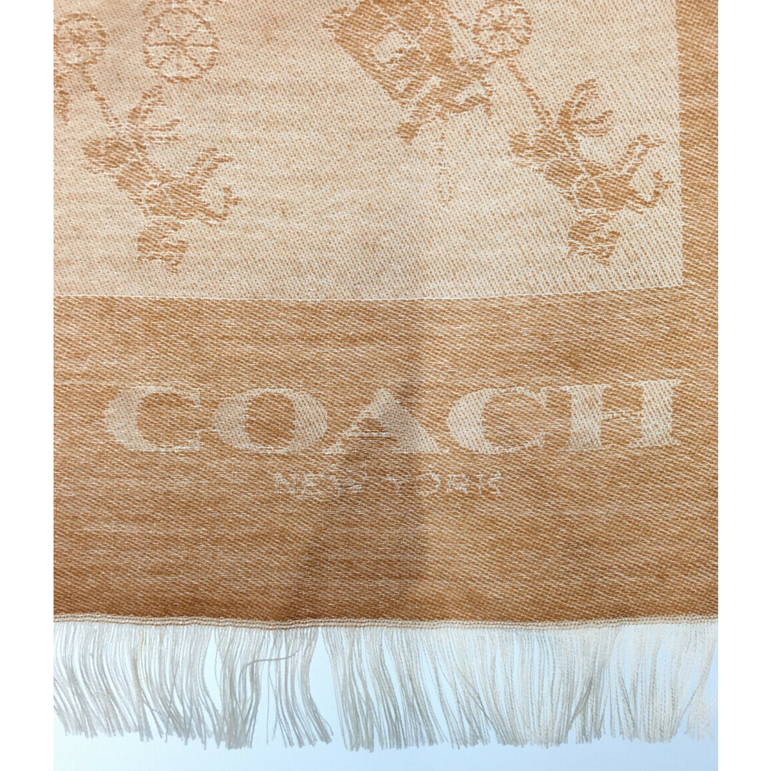 COACH(コーチ)のコーチ COACH ストール シルク ウール 馬車柄 レディース レディースのファッション小物(ストール/パシュミナ)の商品写真