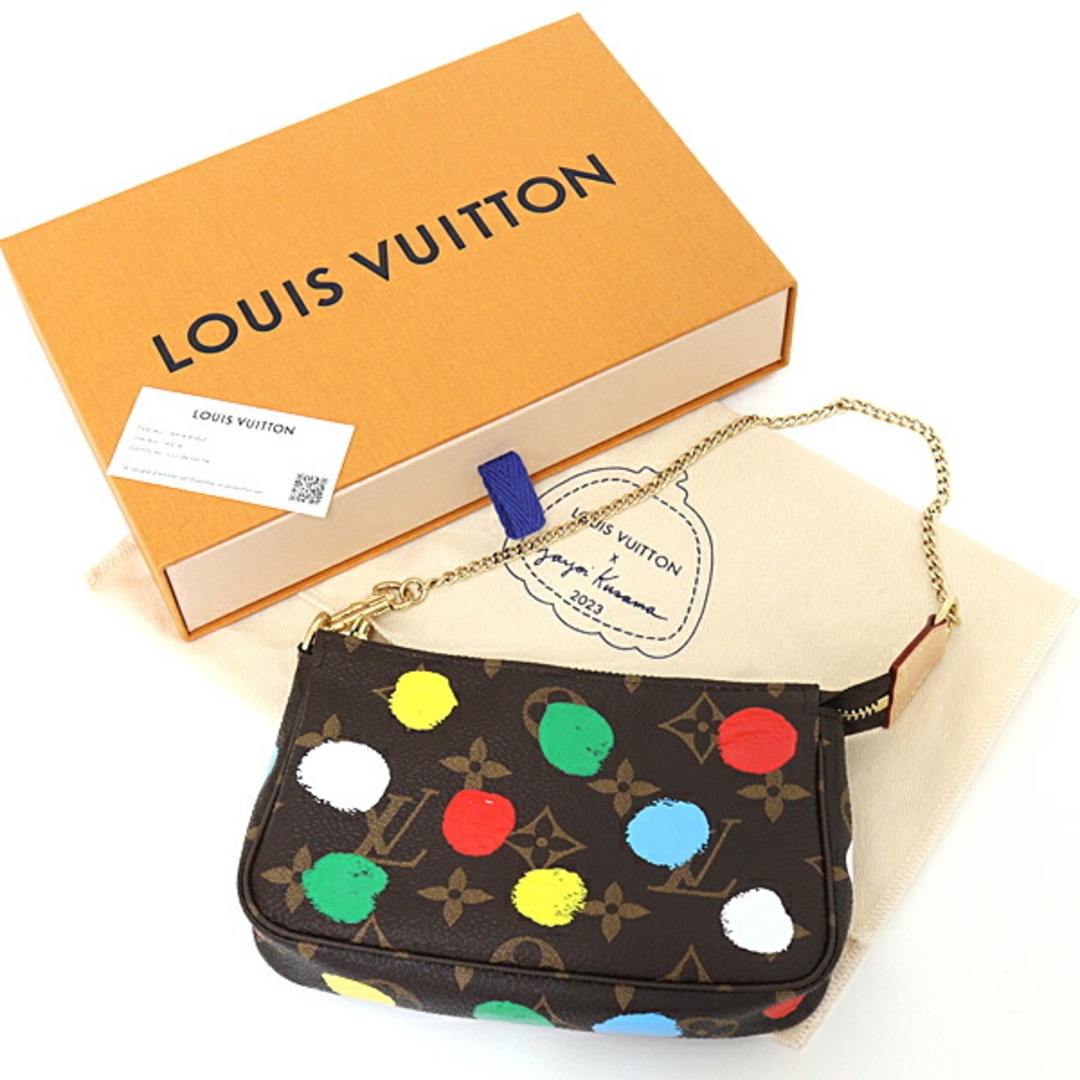 ルイヴィトン LOUIS VUITTON 草間彌生 LV × YK ミニ・アクセソワール アクセサリーポーチ モノグラム M81866 マルチカラー  未使用品