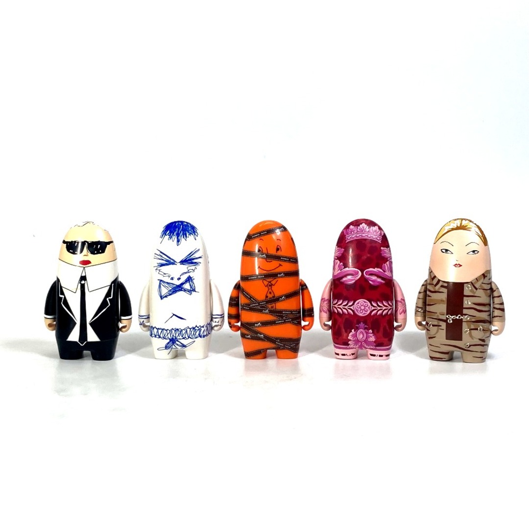 エルメス HERMES ヴィジョネア VISIONAIRE 45 MORE TOYS 5体セット フィギュア 世界限定 MORETOYS オブジェ プラスチック マルチカラー 未使用美術品/アンティーク