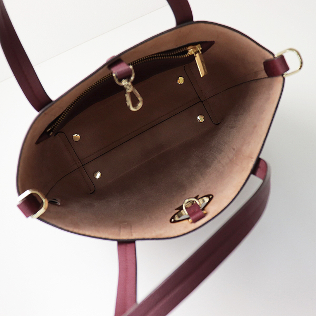 美品 kate spade new york ケイトスペード 3WAY レザートートバッグ