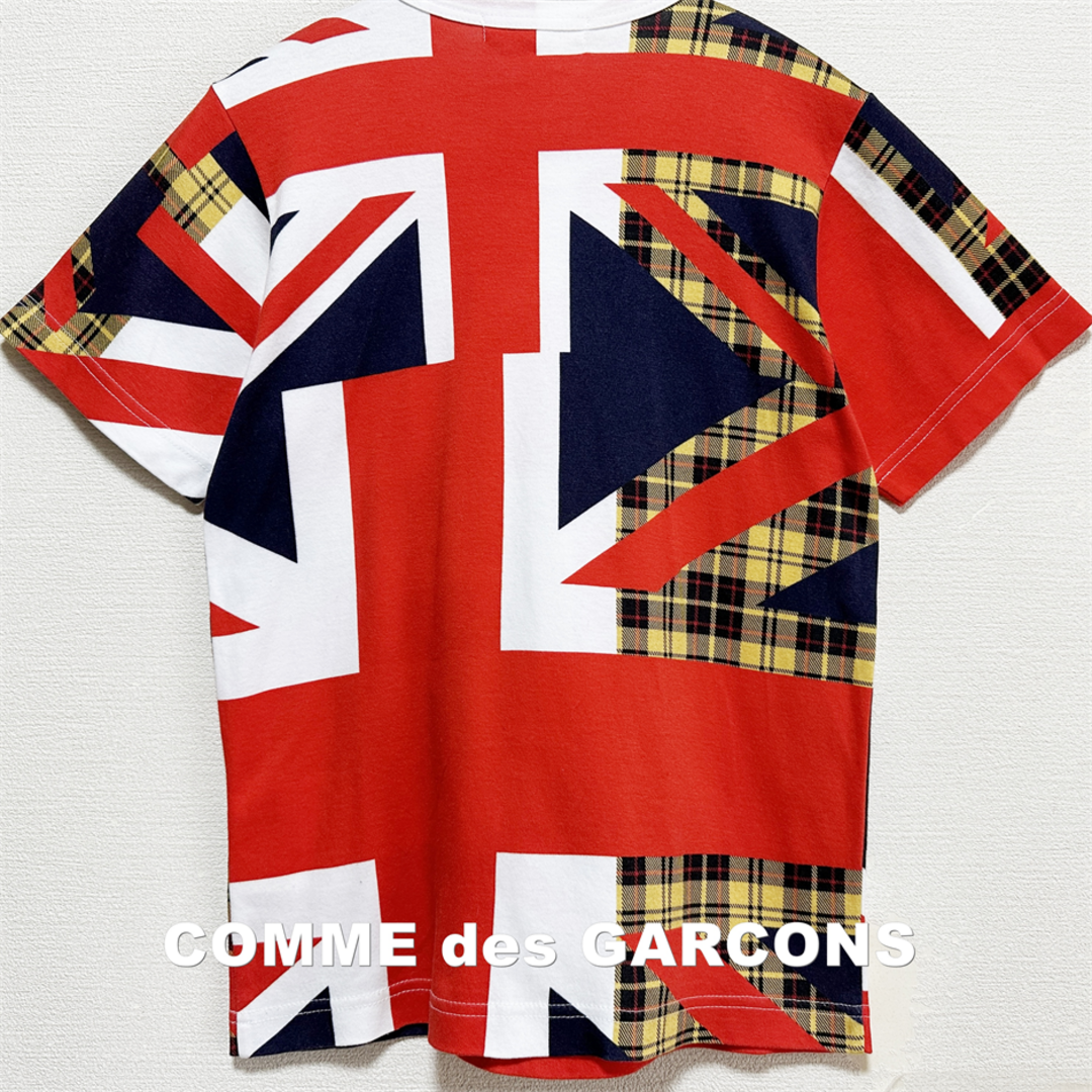 COMME des GARCONS(コムデギャルソン)の【COMME des GARCONS】ユニオンジャックテキスタイル Tシャツ レディースのトップス(Tシャツ(半袖/袖なし))の商品写真