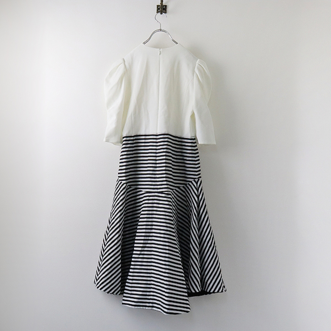 美品 定価7.2万 2022 BORDERS at BALCONY ボーダーズアットバルコニー MERMAID DRESS マーメイドワンピース  36/ホワイト【2400013414630】