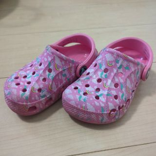 クロックス(crocs)のC8（15.5㌢）ユニコーンクロックス(サンダル)