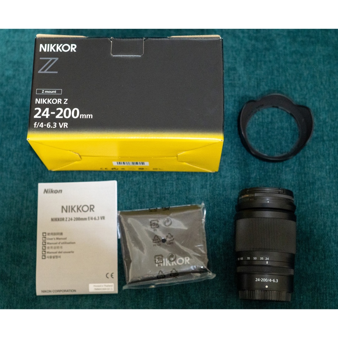 NIKKOR Z 24-200mm f/4-6.3 VR レンズプロテクター付き