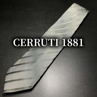 セルッティ(Cerruti)のセルッティ1881 レジメンタル グレー ネクタイ B102-G22(ネクタイ)