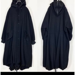 ワイズ(Y's)のY's 19AW メルトンウール フーデッドコート (ロングコート)