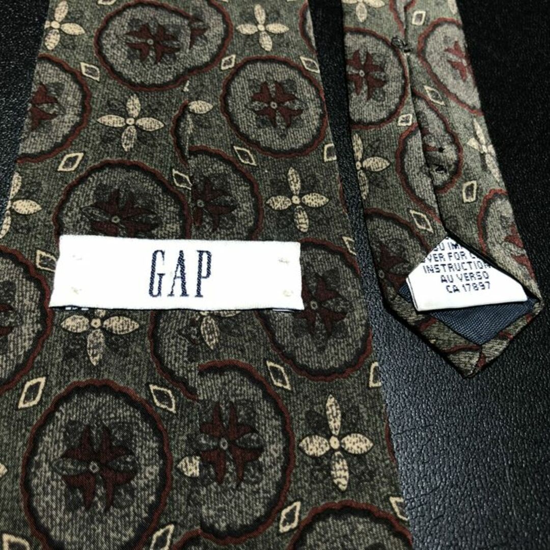 GAP(ギャップ)のギャップ フラワー グレー ネクタイ B102-H02 メンズのファッション小物(ネクタイ)の商品写真