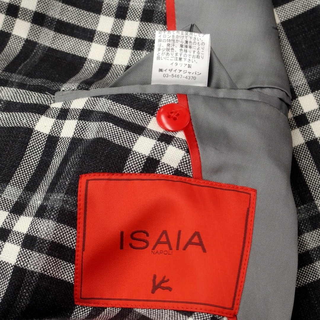 ISAIA イザイア シルクリネン ジャケット58㎝