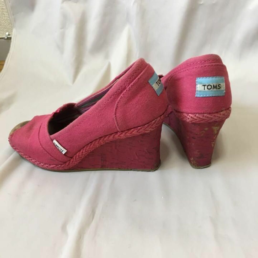 TOMS オープントゥパンプス