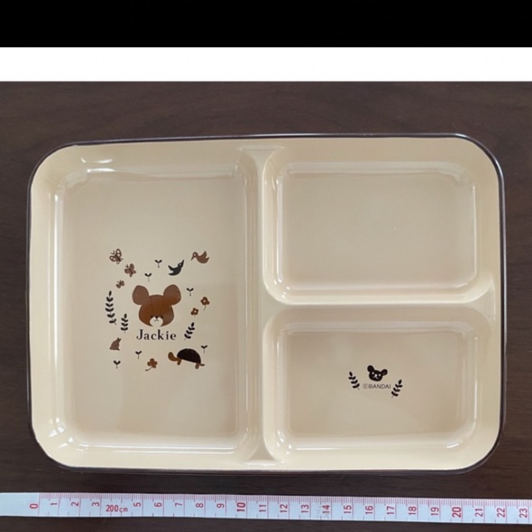 BANDAI(バンダイ)の【2枚セット】ランチ皿 くまのがっこう スヌーピー インテリア/住まい/日用品のキッチン/食器(食器)の商品写真
