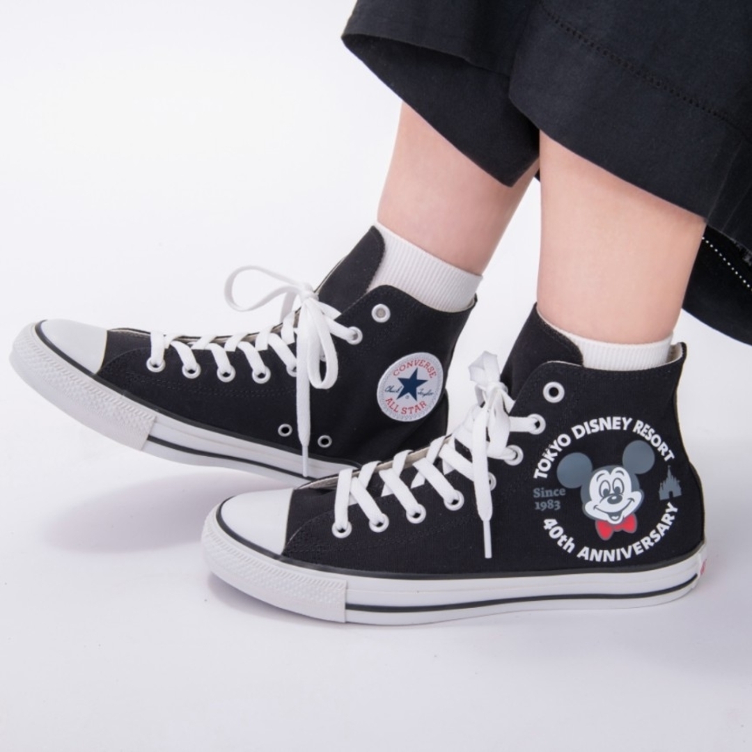 新品CONVERSE ディズニー40周年記念限定コラボスニーカー（24.5cm）靴