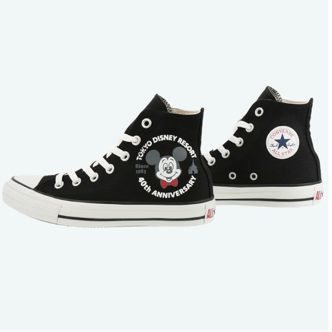 ディズニー40周年 CONVERSE コラボスニーカー コンバース 23.5
