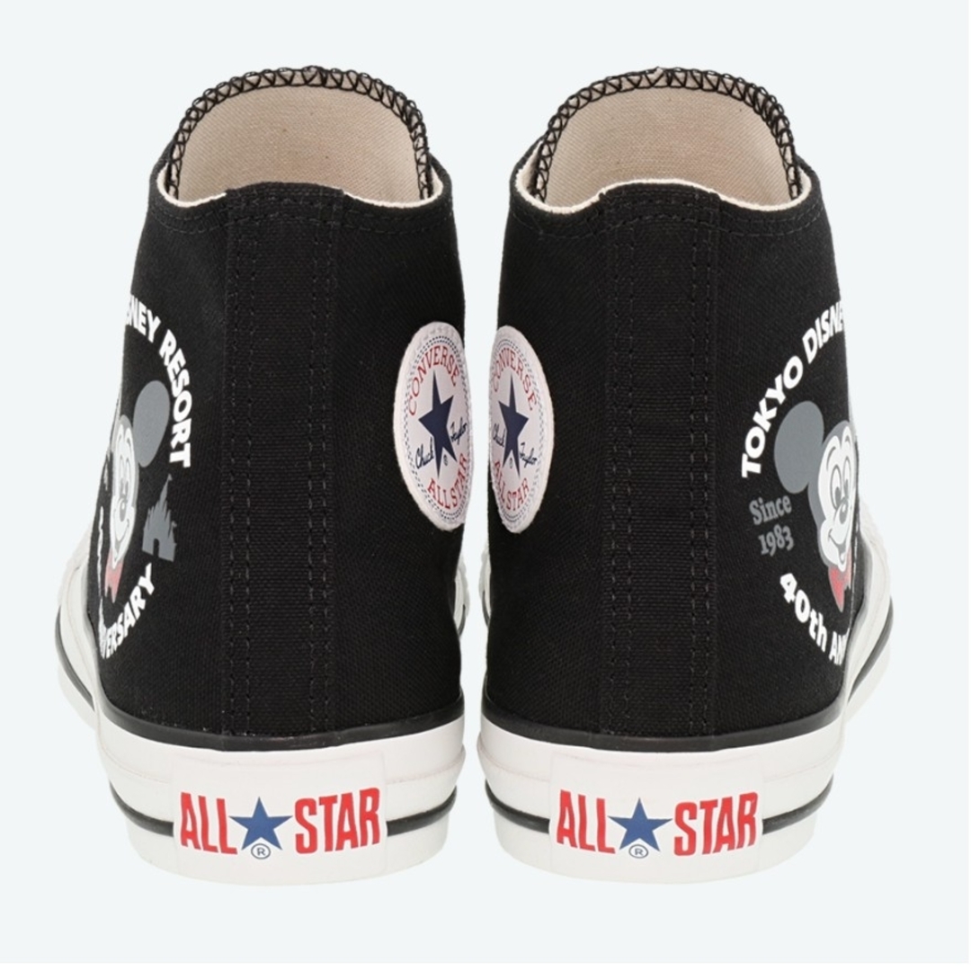 ディズニー40周年 CONVERSE コラボスニーカー コンバース 23.5