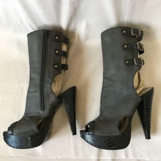 ベベ(BeBe)のbebe ブーツサンダル ハイヒール Mandy リフォーム品(サンダル)