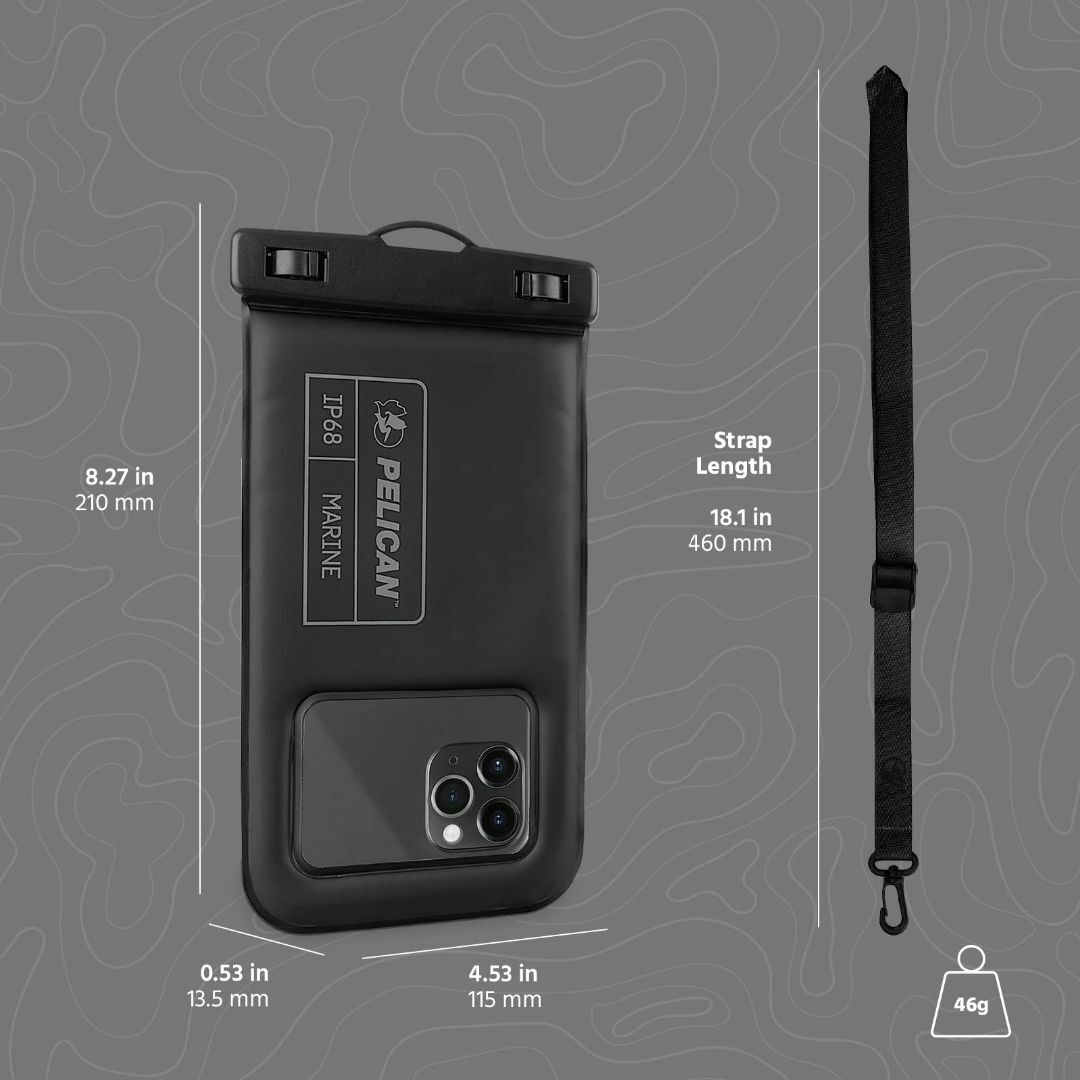 その他【色: 4個セット - Stealth Black】Pelicanスマホ スマフ