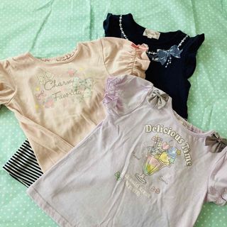 マザウェイズ(motherways)のマザウェイズ　3点　110 ワンピース　Tシャツ(ワンピース)