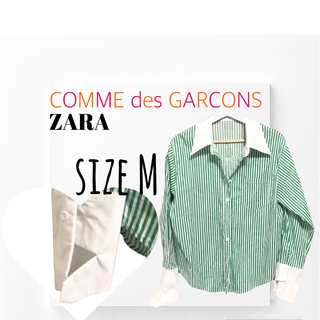コムデギャルソン(COMME des GARCONS)のコムデギャルソン　ZARA  お洒落シャツ(シャツ/ブラウス(長袖/七分))