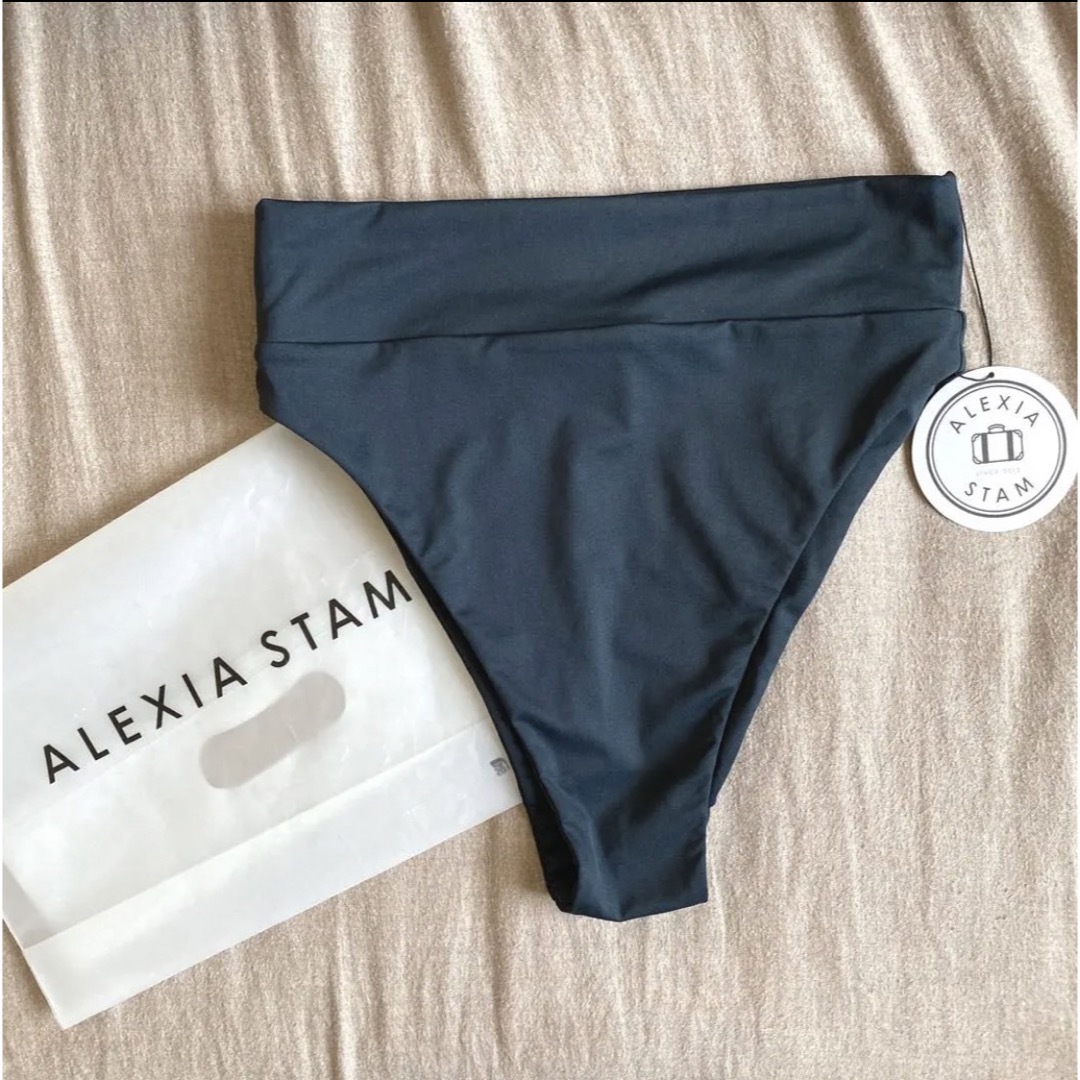 ALEXIA STAM(アリシアスタン)の新品タグ付き✨アリシアスタン　ビキニ　ブラック　coco ハイウエスト　Mサイズ レディースの水着/浴衣(水着)の商品写真