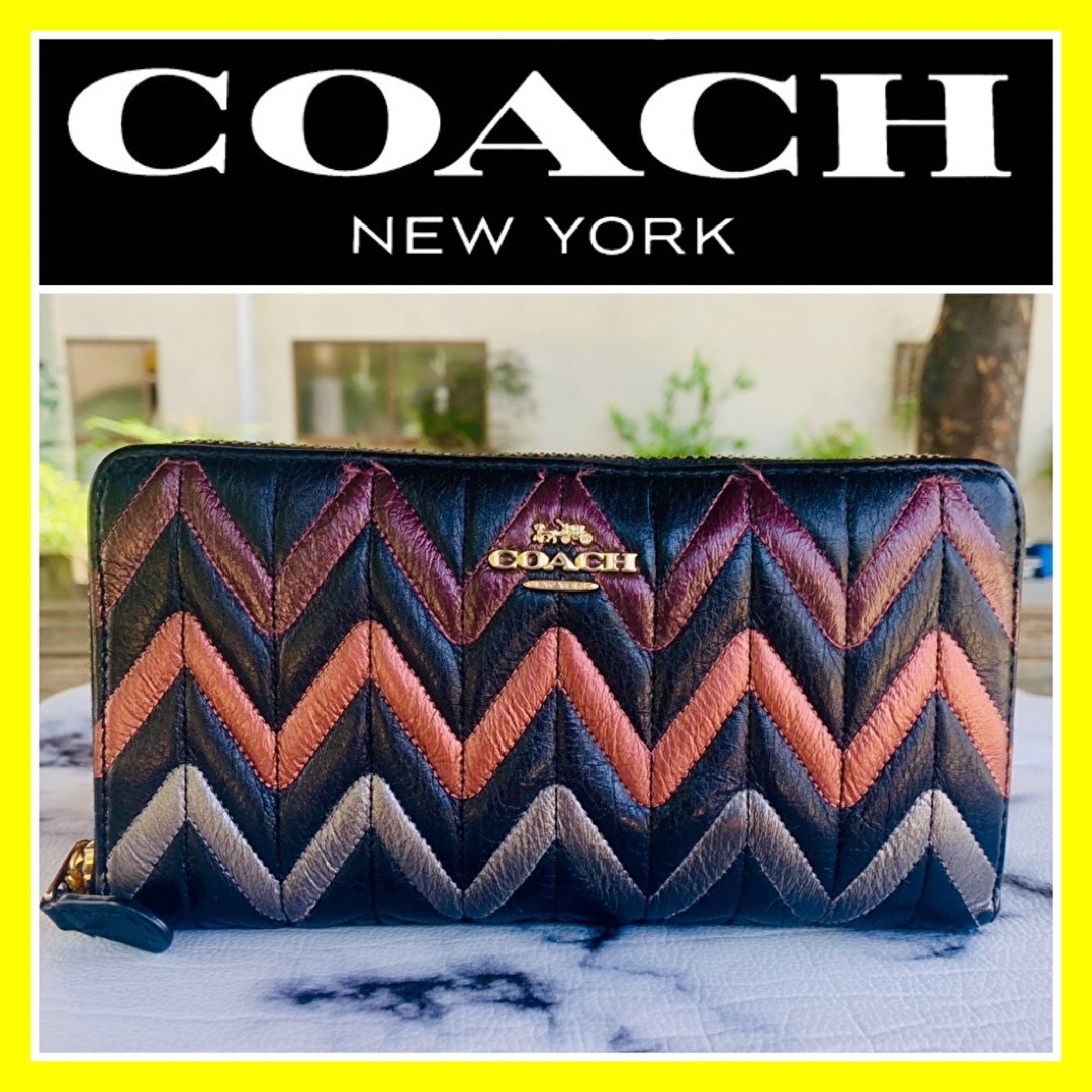 最終値下げ❣️美品❣️COACH NEW YORK コーチ 財布 メンズ レディース-