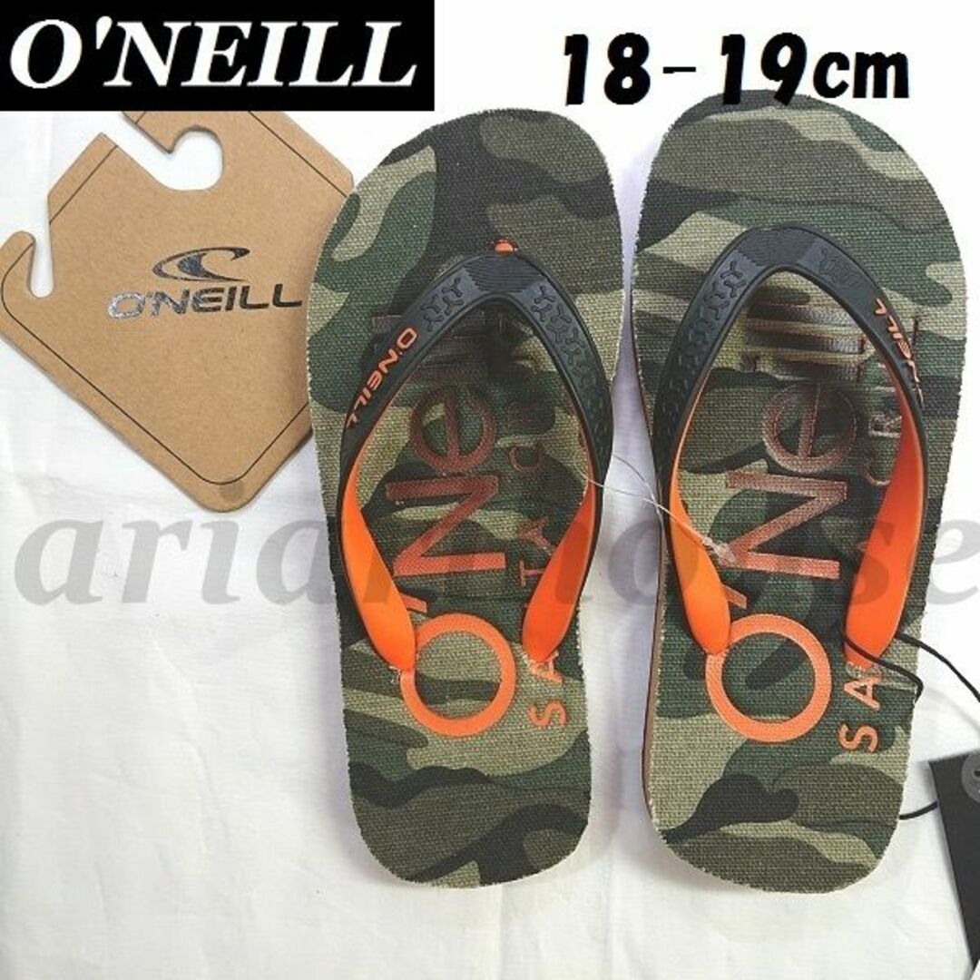 O'NEILL(オニール)の18-19㎝ O'neill オニール キッズ ビーチサンダル ジュニア キッズ/ベビー/マタニティのキッズ靴/シューズ(15cm~)(サンダル)の商品写真