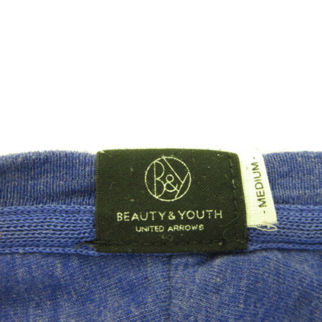 BEAUTY&YOUTH UNITED ARROWS(ビューティアンドユースユナイテッドアローズ)のB&Y ユナイテッドアローズ BEAUTY&YOUTH Tシャツ 半袖 青 M メンズのトップス(Tシャツ/カットソー(半袖/袖なし))の商品写真