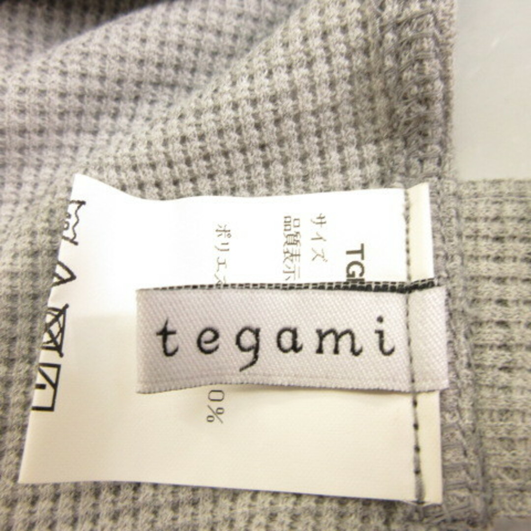 other(アザー)のtegami ベスト ジレ ワッフル Vネック グレー 1 *A687 レディースのトップス(ベスト/ジレ)の商品写真