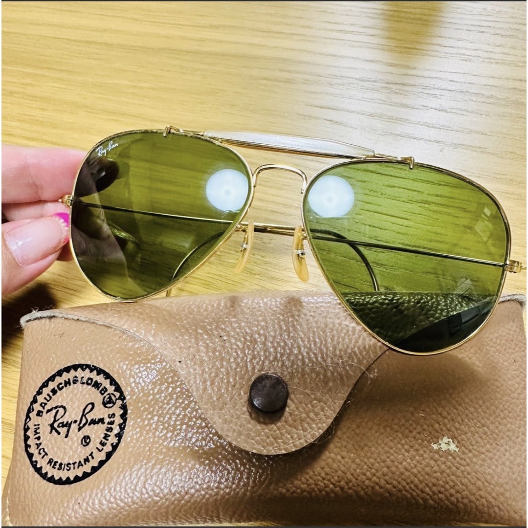 レイバン B&L USA製 ヴィンテージ ティアドロップ サングラス - 小物 レイバン B&L USA製 ヴィンテージ ティアドロップ サングラス - 小物