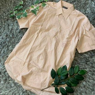 限定特別価格 - 06T196☆ 90s Christian Dior 半袖シャツ ゴルフ M