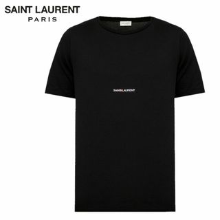 サンローラン(Saint Laurent)の15 SAINT LAURENT PARIS ブラックTシャツ size S(Tシャツ/カットソー(半袖/袖なし))