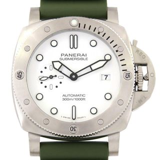 パネライ(PANERAI)の【新品】パネライ サブマーシブルクアランタクアトロビアンコ PAM01226 SS 自動巻(腕時計(アナログ))