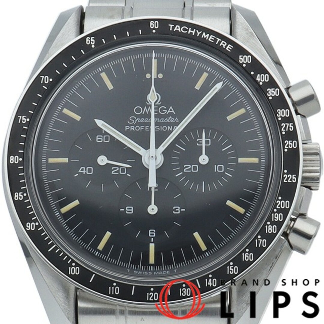 オメガ スピードマスター アポロ11号 25周年記念 世界限定2500本  3591.50 箱 SS メンズ時計 ブラック 仕上げ済 美品 
