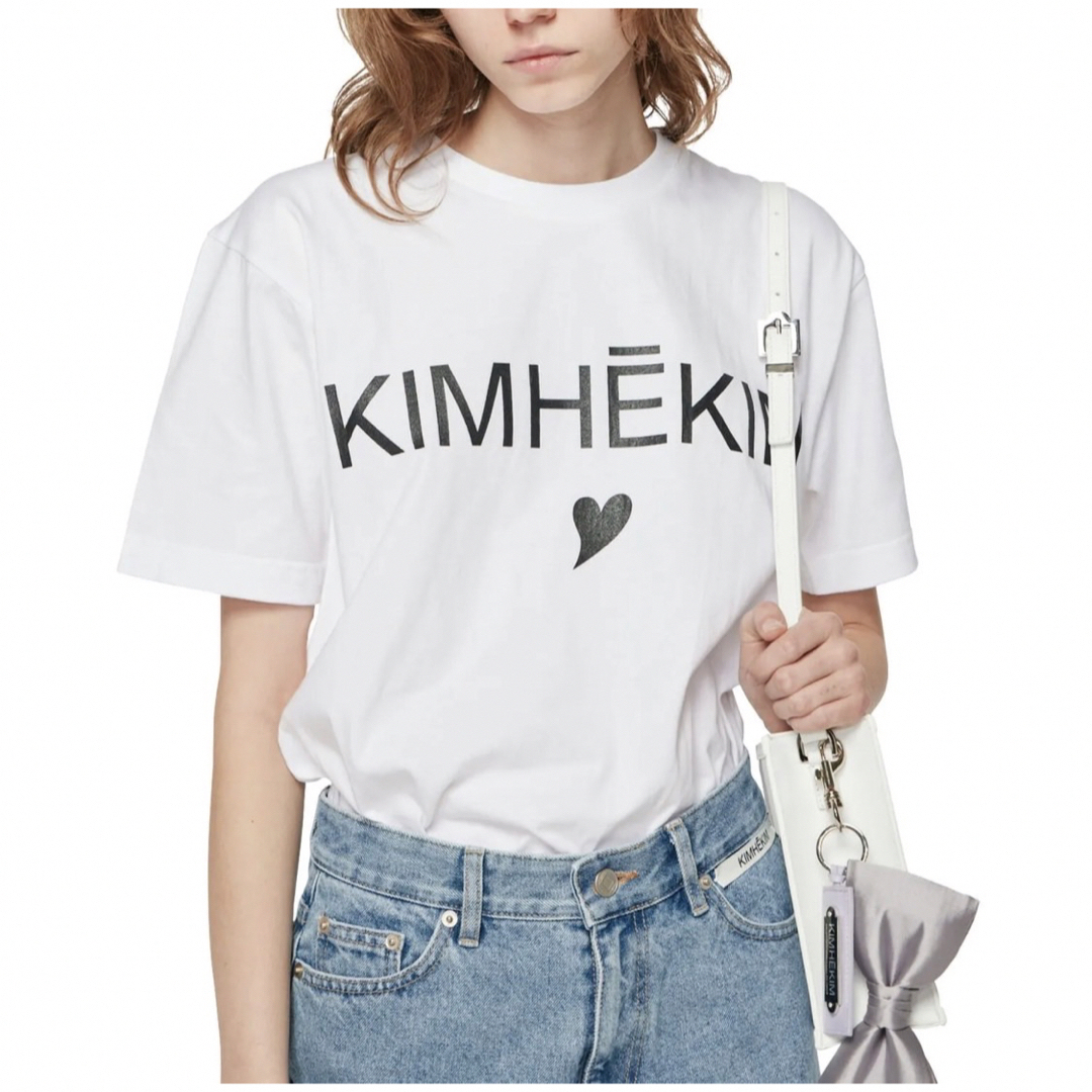 KIMHEKIM キムへキム Tシャツ ロゴ ハート ホワイト M 新品未使用