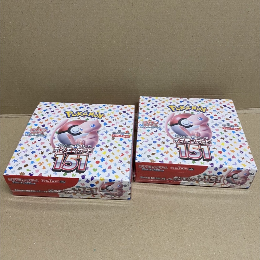 ポケモンカード151  新品未開封　シュリンク付き　2BOXトレーディングカード