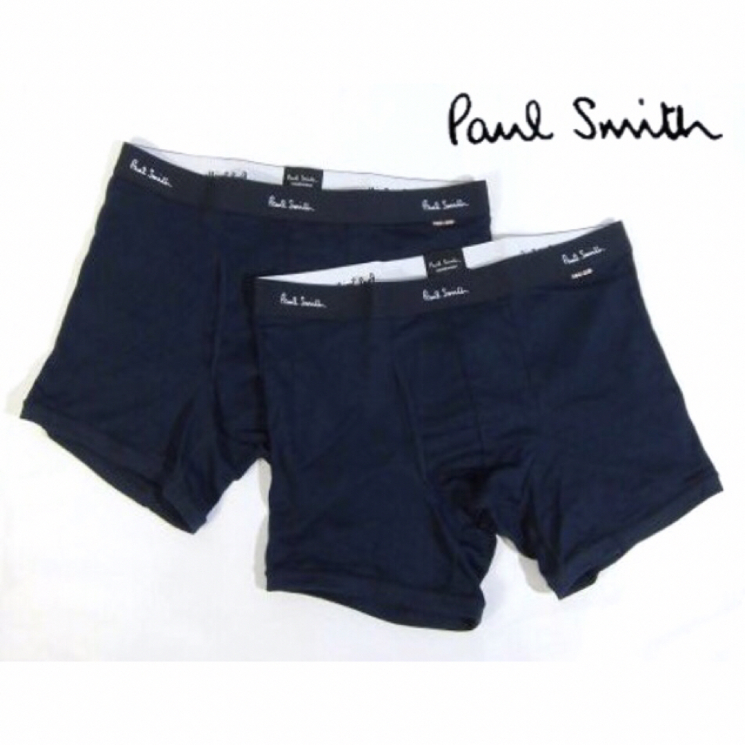 Paul Smith(ポールスミス)の【ポールスミス/Paul Smith】レギュラーボクサーパンツ・LL・ネイビー メンズのアンダーウェア(ボクサーパンツ)の商品写真