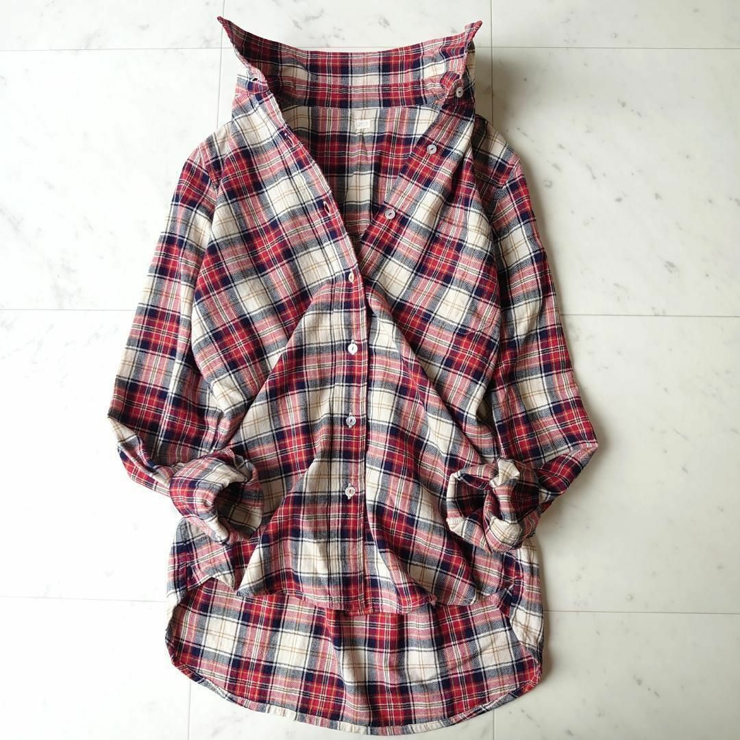 ハグオーワー ウエスタンシャツ チェック 貝釦 長袖 コットン100% 日本製 | フリマアプリ ラクマ