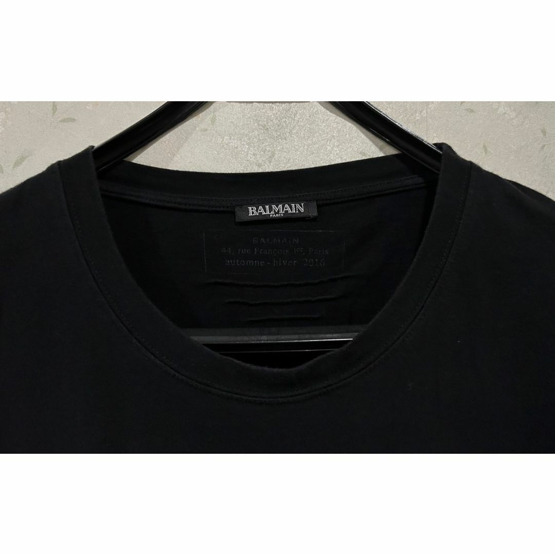 BALMAIN(バルマン)の＊バルマン BALMAIN ロゴ 半袖Tシャツ トップス S メンズのトップス(Tシャツ/カットソー(半袖/袖なし))の商品写真