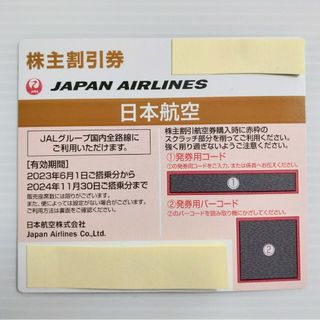 ジャル(ニホンコウクウ)(JAL(日本航空))のJAL 株主優待券 1枚 航空チケット割引き(その他)