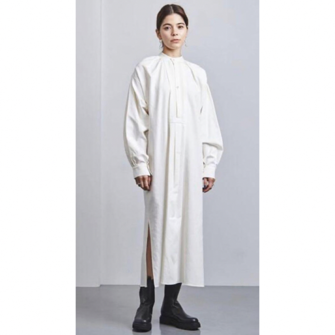 HYKE(ハイク)のHYKE 21aw linen smock dress レディースのワンピース(ロングワンピース/マキシワンピース)の商品写真