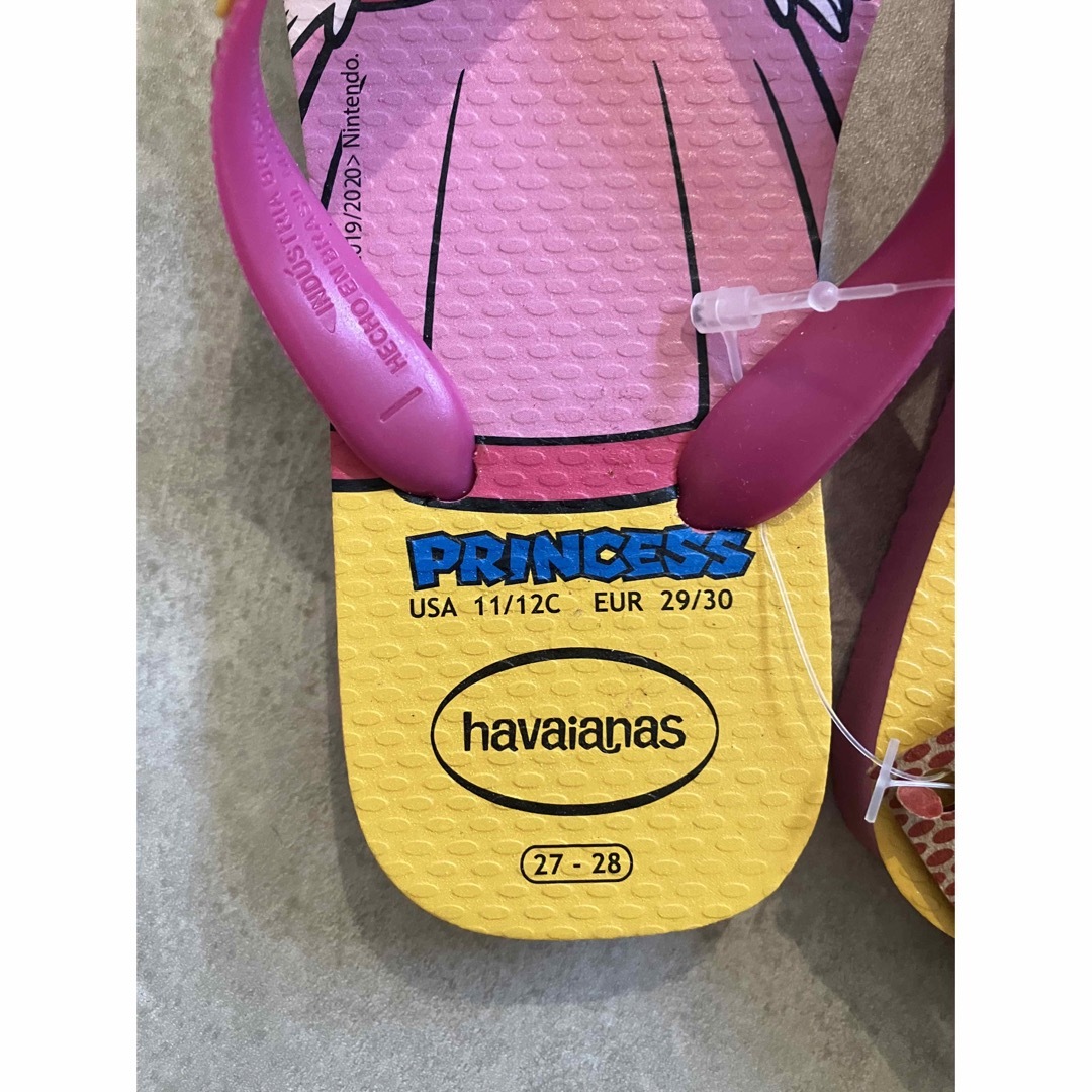 havaianas(ハワイアナス)のピーチ姫　ビーチサンダル　18cm キッズ/ベビー/マタニティのキッズ靴/シューズ(15cm~)(サンダル)の商品写真