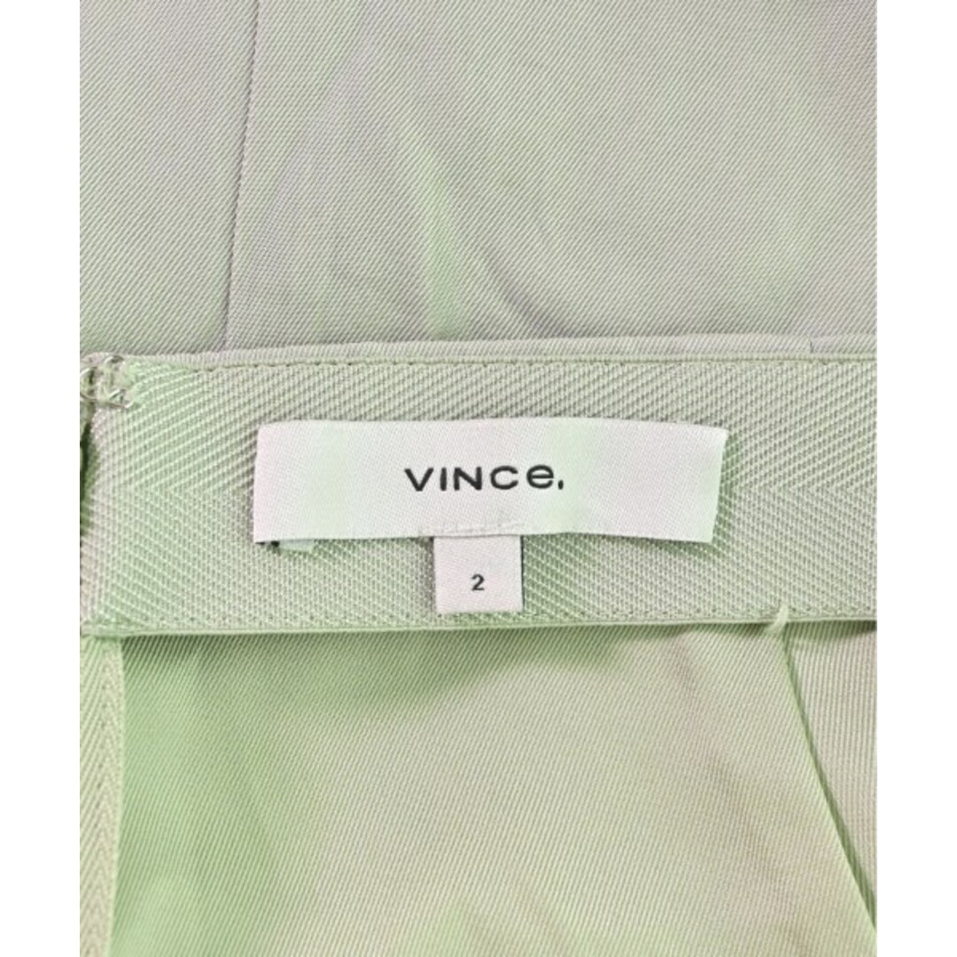 Vince(ビンス)のVince ヴィンス ひざ丈スカート 2(M位) 緑系 【古着】【中古】 レディースのスカート(ひざ丈スカート)の商品写真