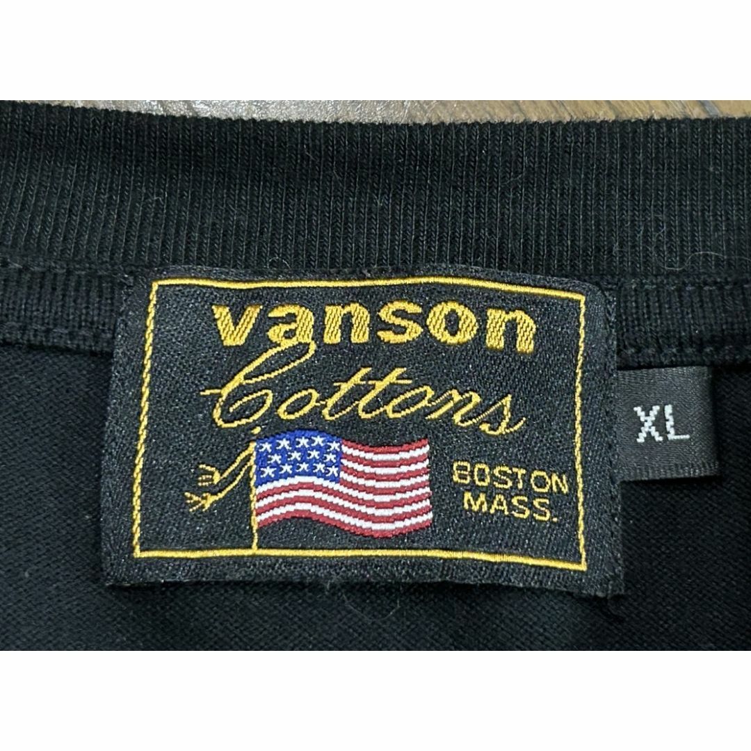 VANSON(バンソン)の＊VANSON×T.F.O.A デスラビット 刺繍 Tシャツ トップス XL メンズのトップス(Tシャツ/カットソー(七分/長袖))の商品写真