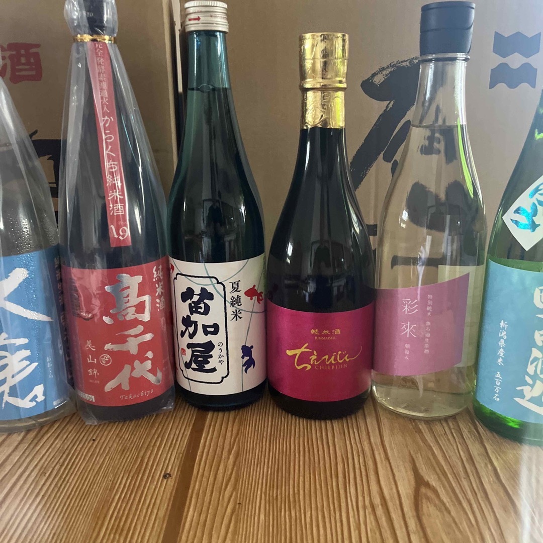 日本酒セット　四合瓶　自然郷　楽器　播州一献など